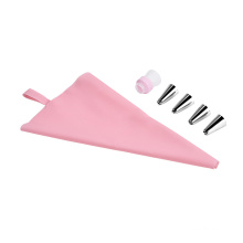 DEQI 6pcs/set Pastry Bag with Tips Eco-friendly Icing Piping Bag Reusable Cake Tools Baking Cookie Cake Decorating Bags